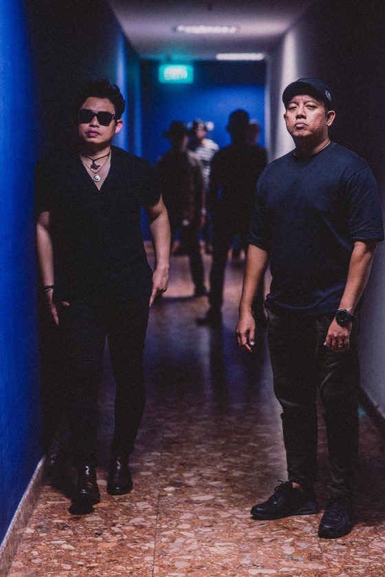 Diorama: corridor, blue